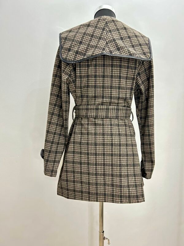 Sobrecamisa cuadros cinturon - Imagen 2