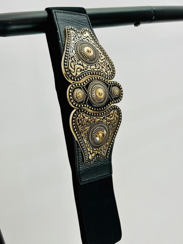 Cinturon negro boho