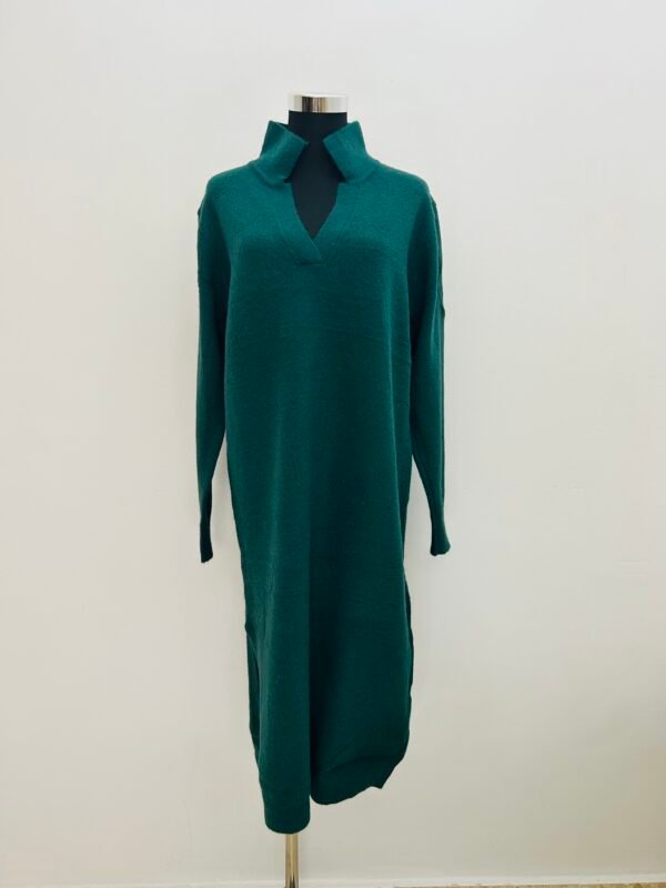 Vestido punto verde