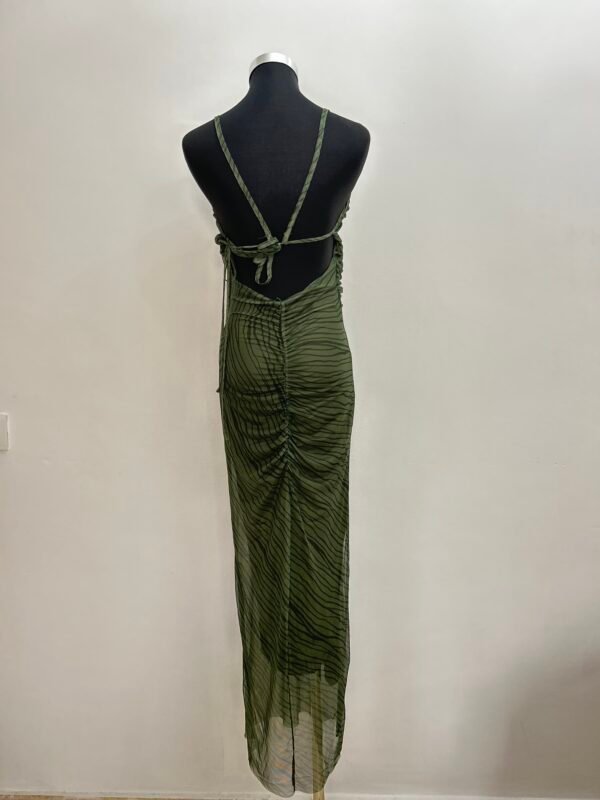 Vestido largo animal print - Imagen 2